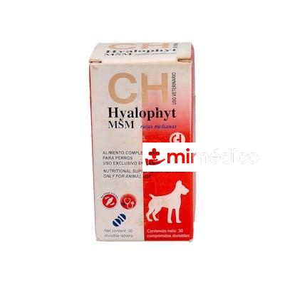 HYALOPHYT MSM RAZAS MEDIANAS 30 COMP VET CHEMICAL IBERICA VET