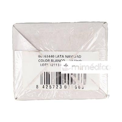 LATA CARAMELOS NAVIDAD COLOR BLANCO 20U SAET