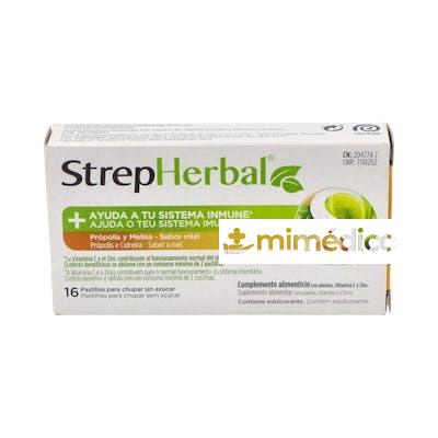 STREPHERBAL PROPOLIS MELISA SABOR MIEL 16 PAST CHUPAR STREPHERBAL