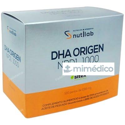DHA ORIGEN NDP1 1000 120 PERLAS. NUTILAB