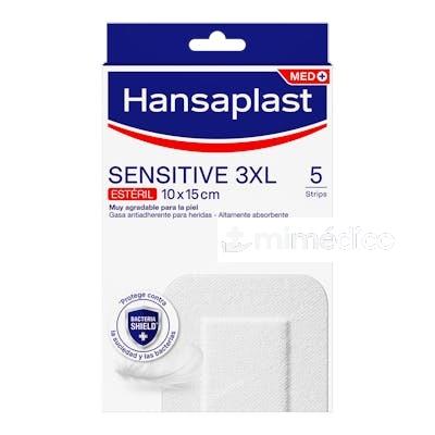 HANSAPLAST SENSITIVE 3XL 10X15 CM  5 APOSITOS HANSAPLAST