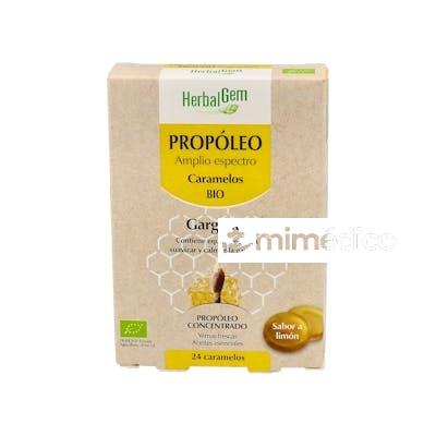 PROPOLEO AMPLIO ESPECTRO BIO 24 CARAMELOS HERBALGEM