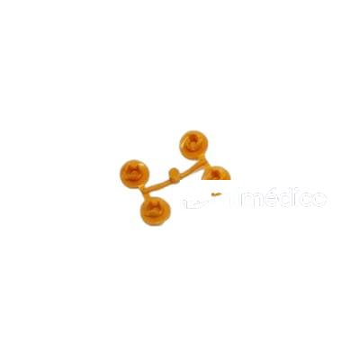 AYUDAS TAPON EMBELLECEDOR NARANJA 4 UN (A838-2) AYUDAS TECNO DINAMIC