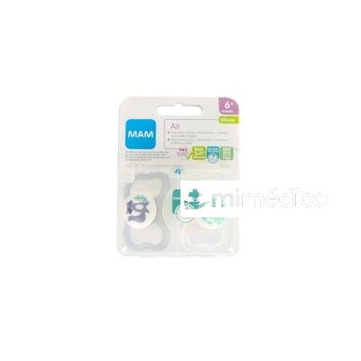 MAM CHUPETE AIR SILI FISIO 6+ M 2 UN NEUTRO S233 MAM