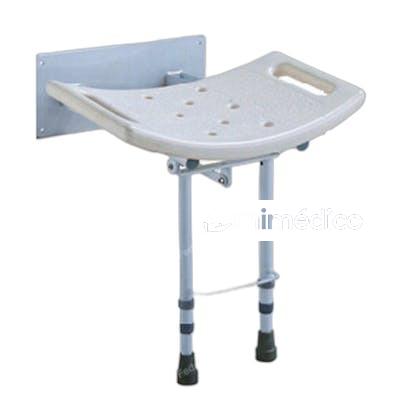 GARCIA ASIENTO DUCHA ABATIB PARED PATAS REG 120 KG 42X29 CM GARCIA