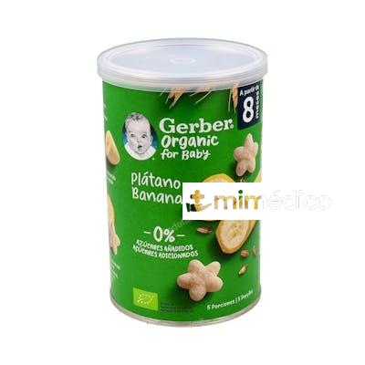 GERBER ORGANIC PUFF CEREALES CON PLATANO 35 G GERBER