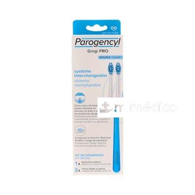 PAROGENCYL GINGIPRO CEPILLO INTERDENTAL SUAVE 1 MANGO + 2 CA PAROGENCYL