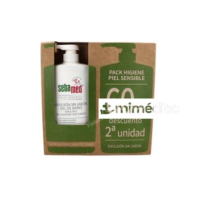 SEBAMED DUPLO EMULSION S/ JABON 2U60% 750 ML SEBAMED