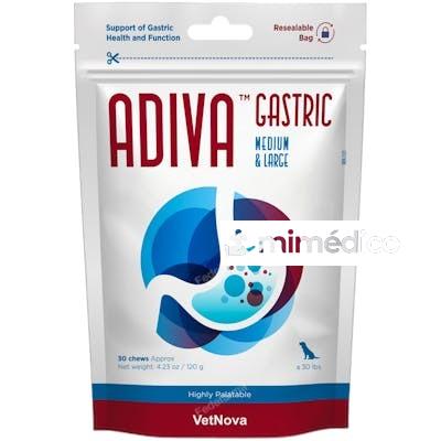ADIVA GASTRIC PERROS MEDIANOS Y GRANDES 30 CHEWS VET VETNOVA VET