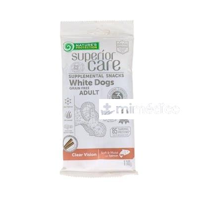 NATURES PROT WHITE DOG SNACK VISION GRAIN FREE SALMON 110 G NATURE S VARIETY VET