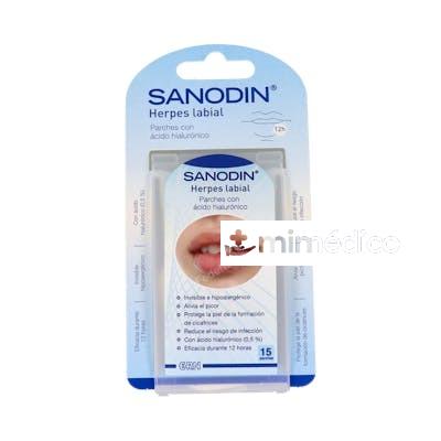 SANODIN HERPES LABIAL 15 PARCHES SANODIN