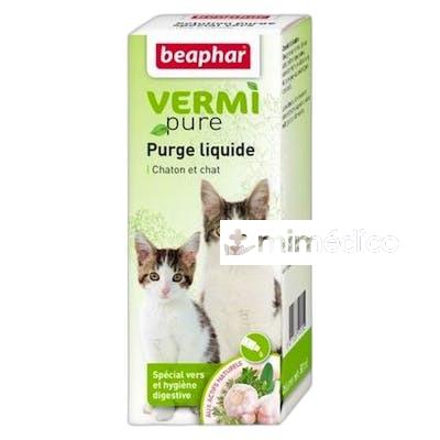 BEAPHAR VERMIPURE ANTIPARASITA INTERNO NATURAL GATO SOL.50ML BEAPHAR VET