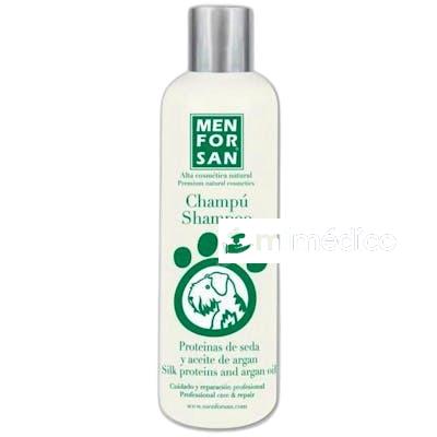 CHAMPU PROTEINAS SEDA+ACEITE ARGAN 300ML MENFORSAN VET BILPER VET