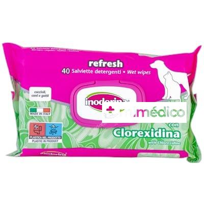 INODORINA TOALLITAS REFRESH CLORHEXIDINA 40 UN VET COMINTER VET