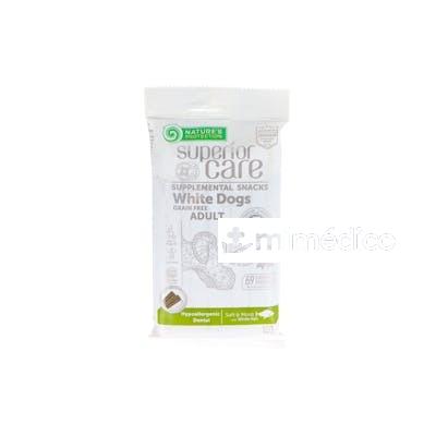 NATURES PROT WHITE DOG SNACK HYPO DENTAL PESCADO BLANC 110GR NATURE S VARIETY VET