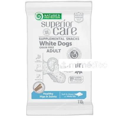 NATURES PROT WHITE DOG SNACK HIPS&JOINT PESCADO BLANCO 110GR NATURE S VARIETY VET
