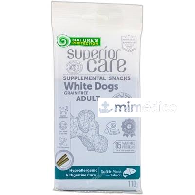 NATURES PROT WHITE DOG SNACK HYPO&DIGESTIVE GF SALMON 110GR NATURE S VARIETY VET