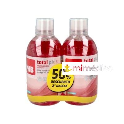 PHB TOTAL PLUS DUPLO ENJUAGE ENCIAS 500 ML 2U PHB
