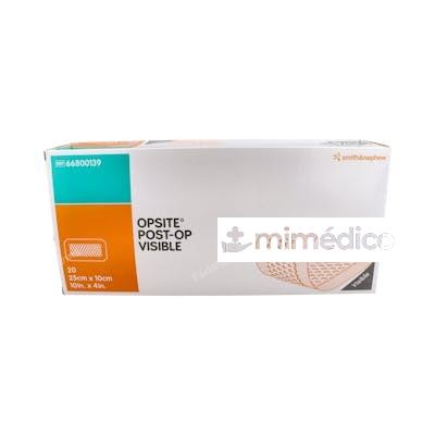 APOSITO OPSITE POST-OP 25 X10 CM 20 UN TRANSPAR IMPERM OPSITE