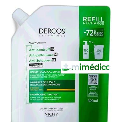 VICHY DERCOS ECOREFILL MANIUPLADO CASPA SECA 500ML DERCOS