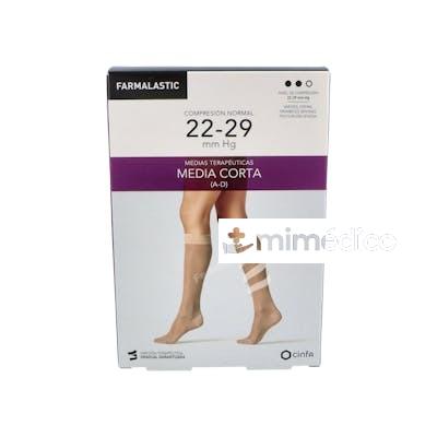 FARMALASTIC MEDIA COR C/ PTA CERRADA BEIGE TR FARMALASTIC