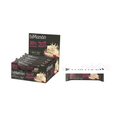 BIMANAN BEFIT BARRA CHOCO BLANCO ARANDANOS 20 U BIMANAN