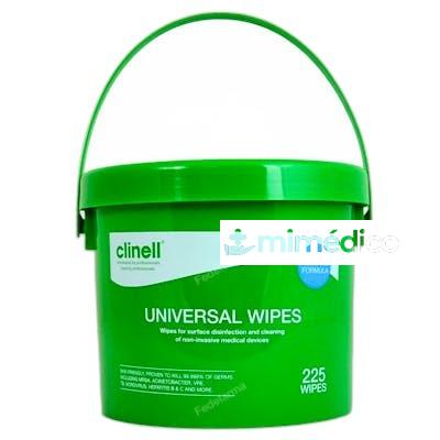 CLINELL UNIVERSAL TOALLITAS SUPERFICIES PACK 225UDS VESISMIN VET
