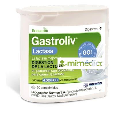 BENSANIA GASTROLIV LACTASA 4500 30 COMP BENSANIA