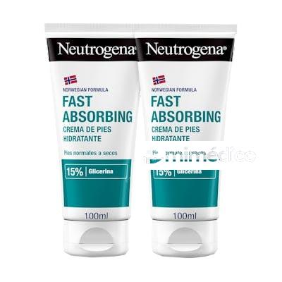 NEUTROGENA PIES CREMA INMEDI ABS TEXTU LIG 100 ML TUBO T/BLA NEUTROGENA
