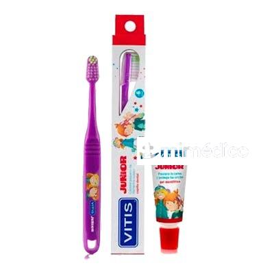 VITIS CEPILLO JUNIOR DENTAL + GEL 15ML VITIS