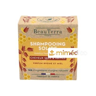 BEAUTERRA CHAMPU SOLIDO DE AVENA Y MIEL 75 G BEAUTERRA