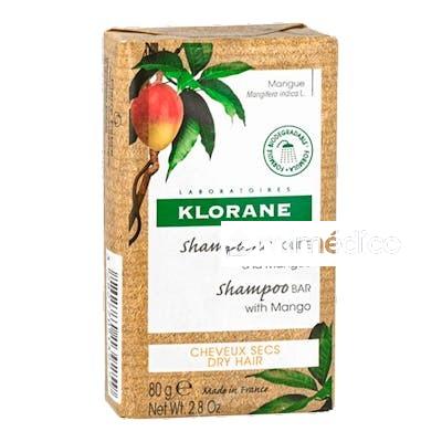 KLORANE CHAMPU SOLIDO AL MANGO 80 G KLORANE