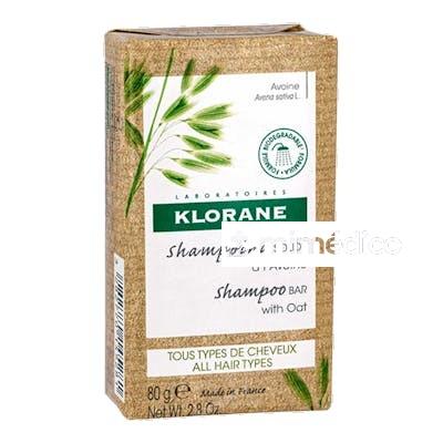 KLORANE CHAMPU SOLIDO A LA AVENA 80 G KLORANE