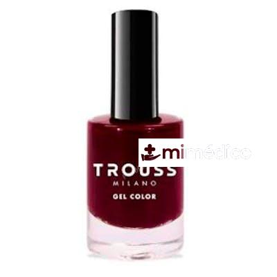 TROUSS MAKE-UP ESMALTE DE UÑAS GEL COLOR DARK RED TROUSS