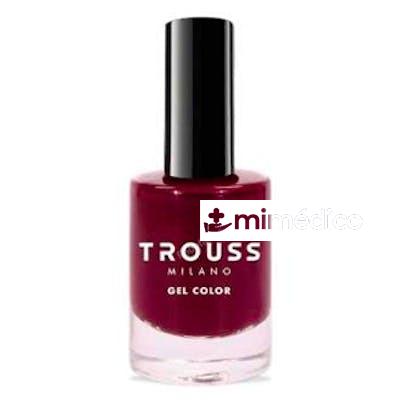TROUSS MAKE-UP ESMALTE DE UÑAS GEL COLOR  WINE RED TROUSS