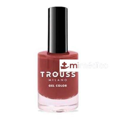 TROUSS MAKE-UP ESMALTE DE UÑAS GEL COLOR CHOCOLATE TROUSS