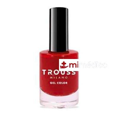 TROUSS MAKE-UP ESMALTE UÑAS GEL COLOR CHERRY RED TROUSS