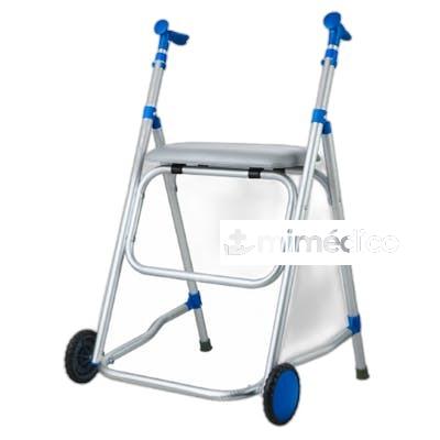 ANDADOR 2 RUEDAS C/ASIENTO ALUM GRISIN AZUCARZUL (2214) GARCIA