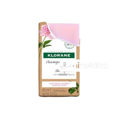 KLORANE CHAMPU SOLIDO PEONIA BIO 1 PASTILLA 80 G KLORANE