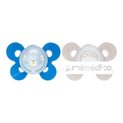CHUPETE SILICONA PHYSIO COMFORT 16 - 36 M NIÑO 2 U CHICCO