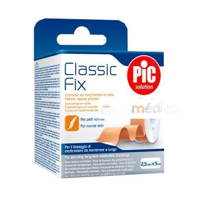 PIC ESPARADRAPO CLASSIC FIX TELA 5MX 2,5CM C/ PIEL PIC