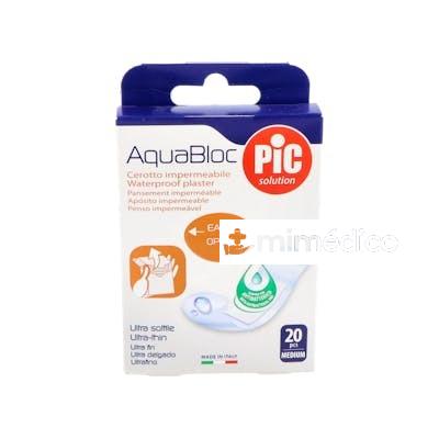 PIC AQUABLOC BACTERICIDA APOSITO 72 MM X 19 MM 20U PIC
