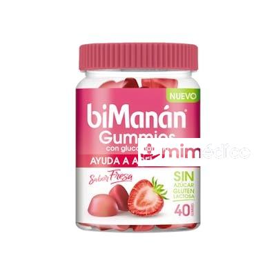 BIMANAN GUMMIES CON GLUCOMANANO 200 G 40 GUMMIES** BIMANAN