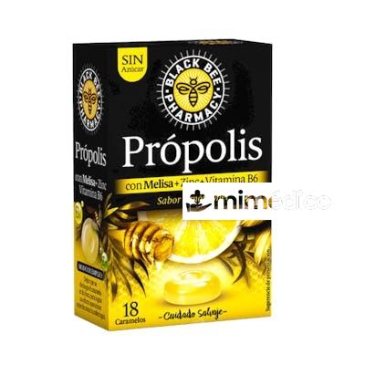 BLACK BEE PHARMACY CARAMELOS PROPOLIS 18 GUMMIES BLACK BEE