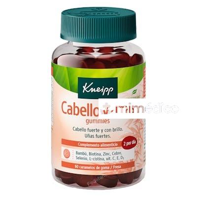 KNEIPP CABELLO Y UÑAS FRESA 60GUMMIES KNEIPP