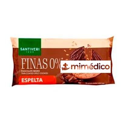 GALLETA FINA 0% BAÃƒ?ADA ESPELTA-CHOCO 90 GR SANTIVERI