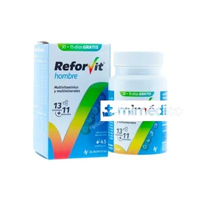 REFORVIT HOMBRE 45 CAP. AUROVITAS