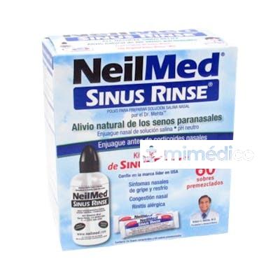 NEILMED SINUS RINSE KIT 1 FRASCO 240 ML + 60 SOBRES NEILMED