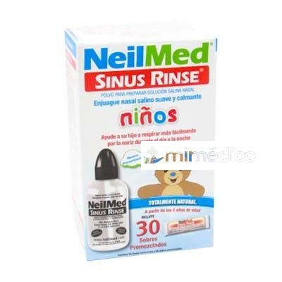 NEILMED SINUS RINSE NIÑOS KIT 1 FRASCO 120 ML + 30 SOBRES NEILMED