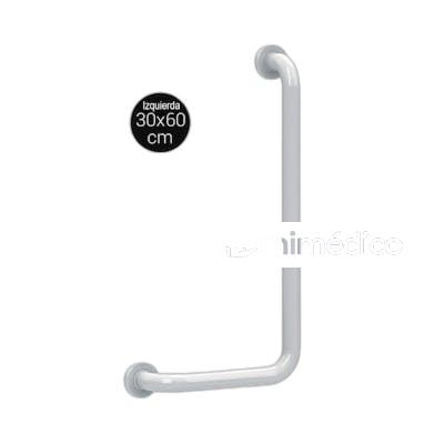 AYUDAS  ASIDERA ANGULADA 90 LIGURIA ACERO PINTADO IZQ BLN AD AYUDAS TECNO DINAMIC
